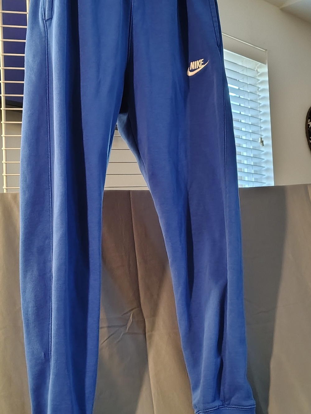 Nike Men's Blue Sportswear Club Fleece Joggers Sweatpants